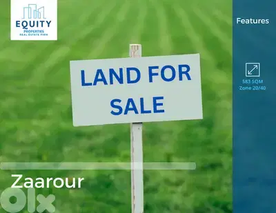 583 SQM Land For Sale In Zaarour #CK209613