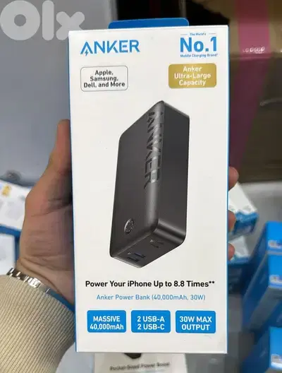 Anker powercore 347 powerbank 40k 30w black
