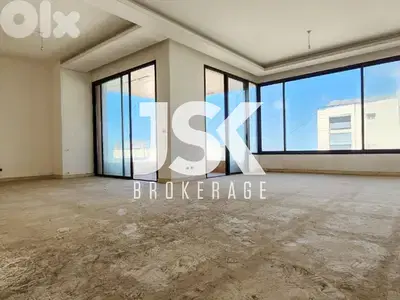 L19324 - Spacious Apartment With Rooftop For Sale in Hazmieh