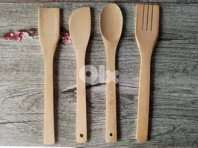 bamboo cooking spoons