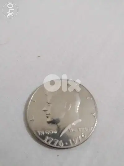 USA Half Dollar Kennedy Memorial 1776 to 1976 years of Independence
