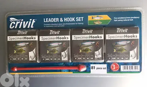 crivit hook & leader set 81pc