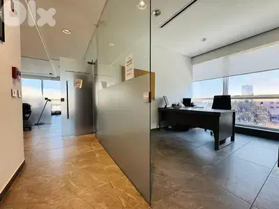 RAO26-4776 Furnished Office 125m2 for rent in Sin l Fil, $ 1,900 cash
