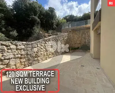 120 sqm terrace, in a new building in Batroun/البترون REF#RI127127