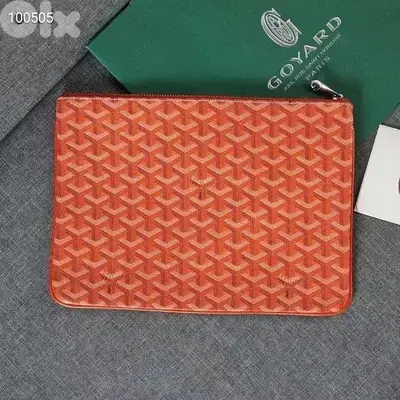 Goyard pouch color orange big size COPY A