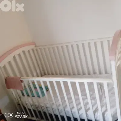Bed for baby & kids with mattress