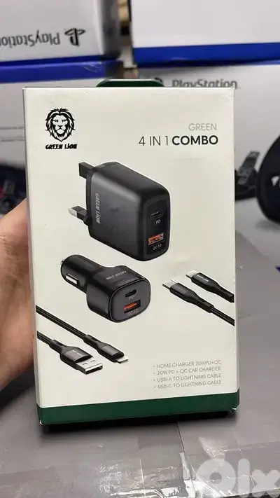 Green lion 4 in 1 charger combo 18$ last