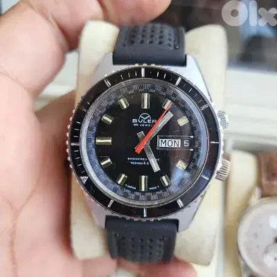 vintage manual diver 40mm
