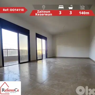 Payment facilities apartment in Zeitoun شقة بتسهيلات في الدفع في زيتون