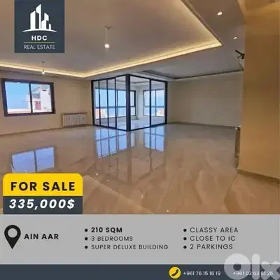Ain Aar 209 sqm | Decorated | Partial Sea View | payment facilities