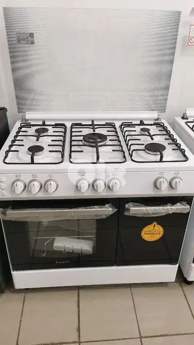 Gas Oven Ariston 90cm White فرن غاز أريستون الأصلي