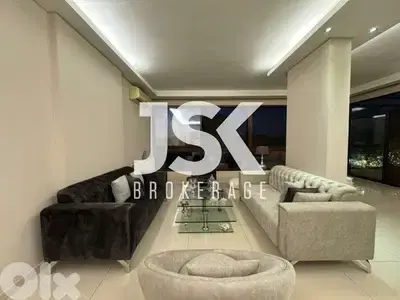 L19466 - Decorated Apartment With Terrace For Sale in Mansourieh