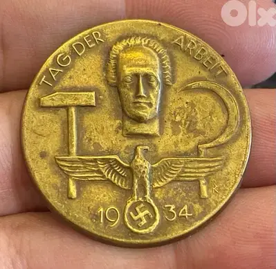 Nazi medal وسام ميدالية نازي الماني سنة ١٩٣٤