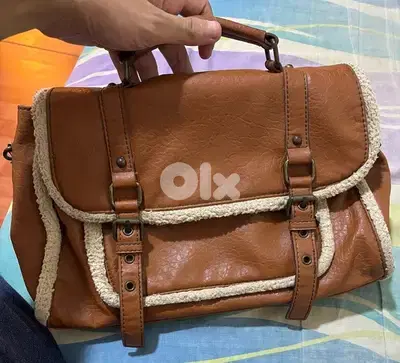 ALDO bag brown Faux-Leather