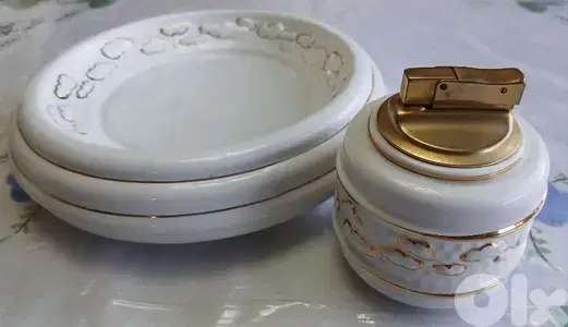 Lighter + Ashtray منفضة وقداحة