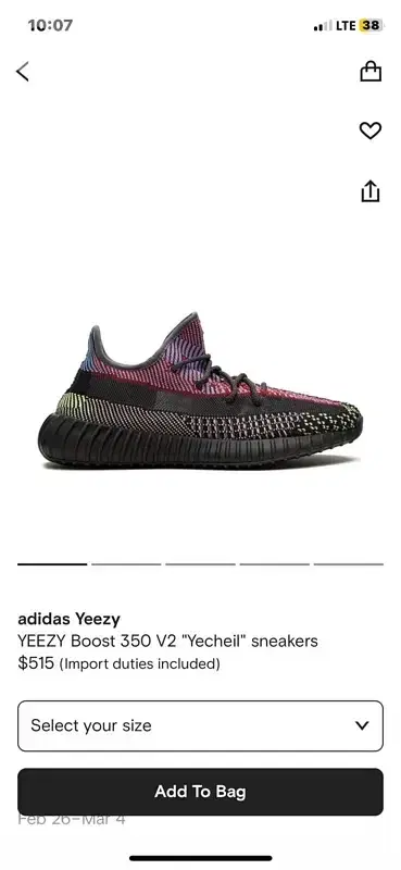 yezy size 43 like new