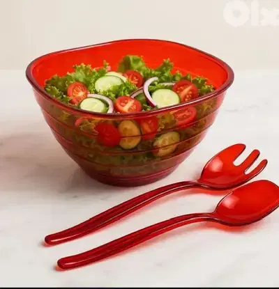 Plexi salad bowl set