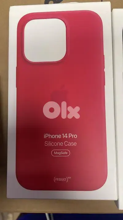 Silicone case MagSafe iPhone 14 pro product red