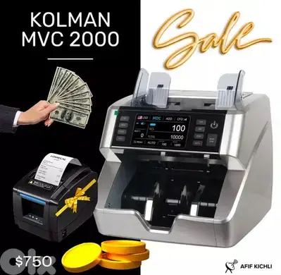 Kolman Money Counter USD EURO LBP