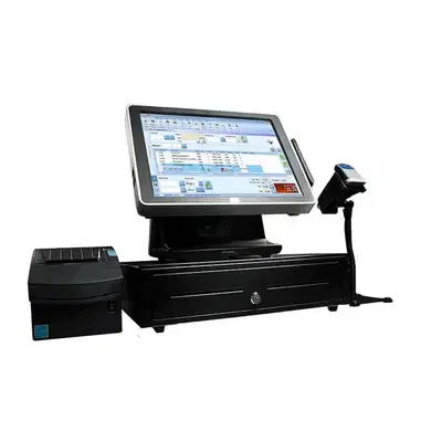 POS Touch Screen All In One + Free Software Core I5 - 8GB - Ram 128GB