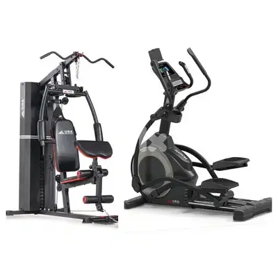 2 items ( homegym- Magnatic elliptical machine