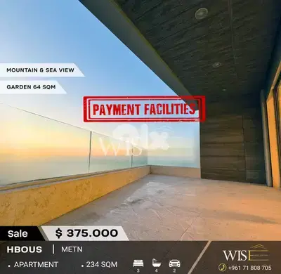 Stunning 234 SQM Apartment for SALE in a Prime Location in Hbous!