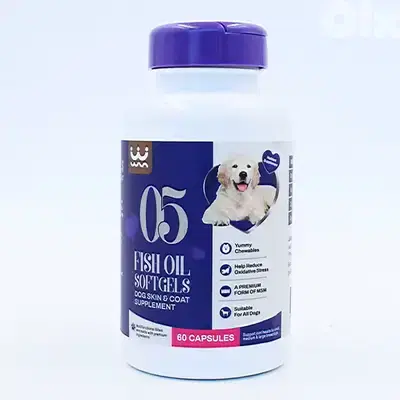 Fish Oil Soft Gels - Dog Skin & Coat Supplement