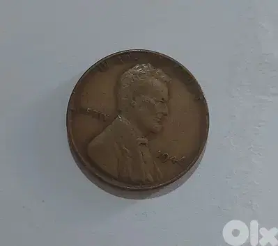 USA  Lincolin Wheat cent coin year 1946