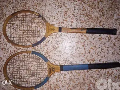 Vintage wooden tennis rackets davis cup