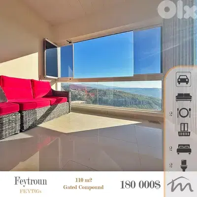 Faytroun | Prime 110m² Rental Investment | Panoramic Mountain View