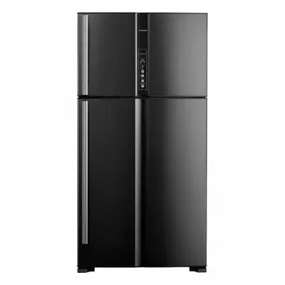 Refrigerator Hitachi 2Doors Black براد هيتاشي الأصلي لون أسود