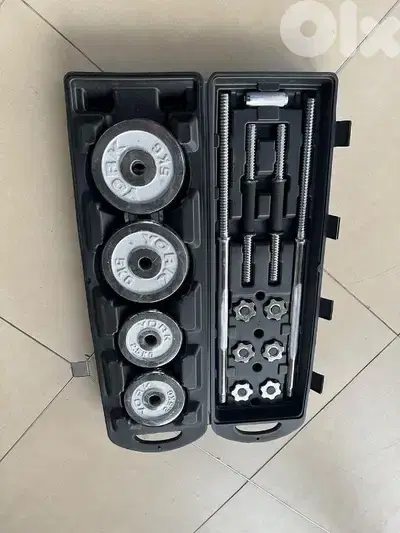 50kg Barbell and Dumbbell set