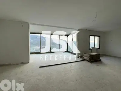 L19628 - Spacious Apartment With Terrace For Sale in Baabdat