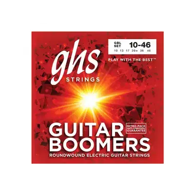 GHS GBL Guitar Boomers Electric Guitar Strings, Light (10-46)