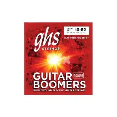 GHS GBTNT Guitar Boomers Electric Guitar Strings, Thin-Thick (10-52)