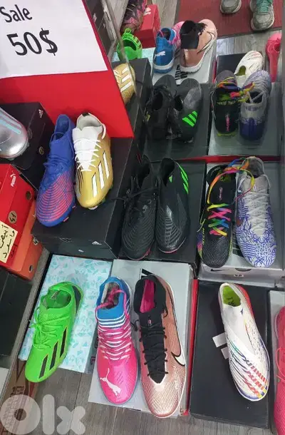football shoes original nike w adidas w puma اسبدرينات كرة قدم حذاء