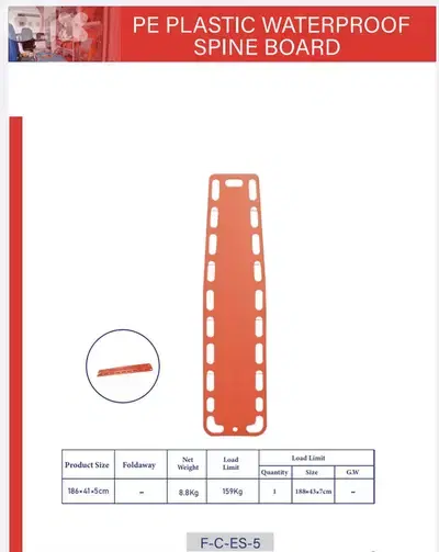 PE Plastic Waterproof Spine Board
