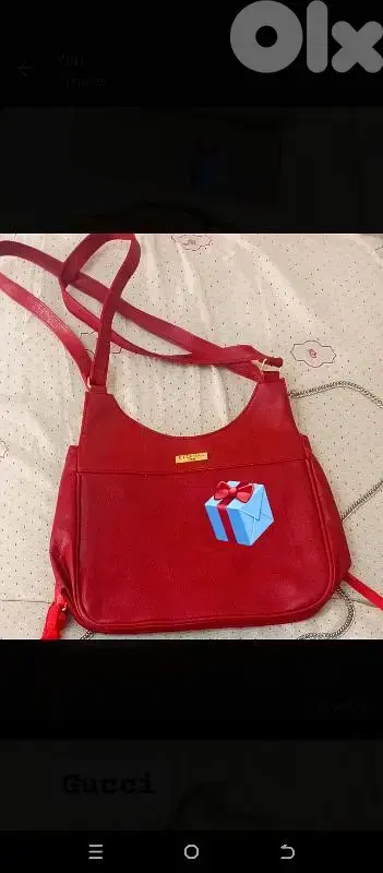 bag, colour: red