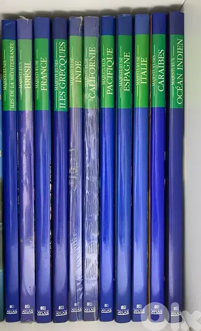 Majestueuses, Les pays du monde, editions Atlas, 11 volumes