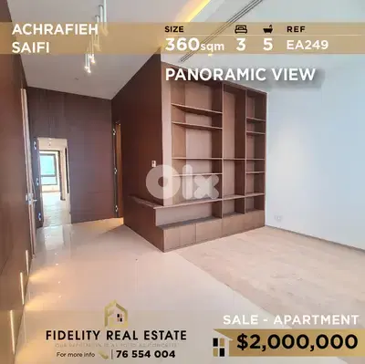Apartment for sale in Achrafieh EA249 شقة للبيع في الأشرفية
