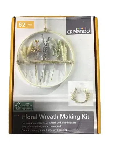 crelando floral wreath making kit