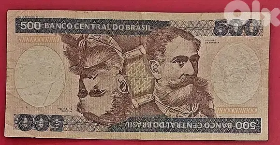 Brasil 500 Cruzeiros 1981  P-200 old banknote