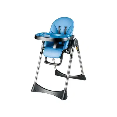 Folding High Chair For Babies And Toddlers - كرسي طعام قابل للطي