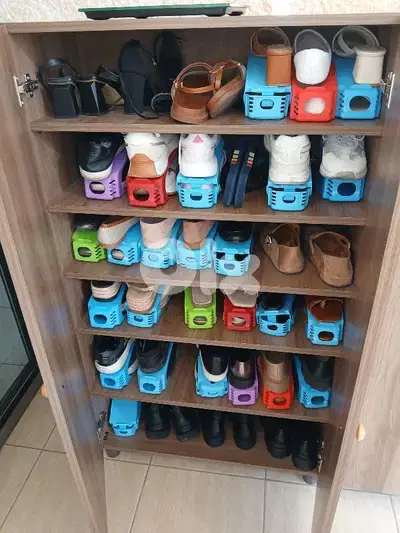 big shoes cabinet . 4 shelves