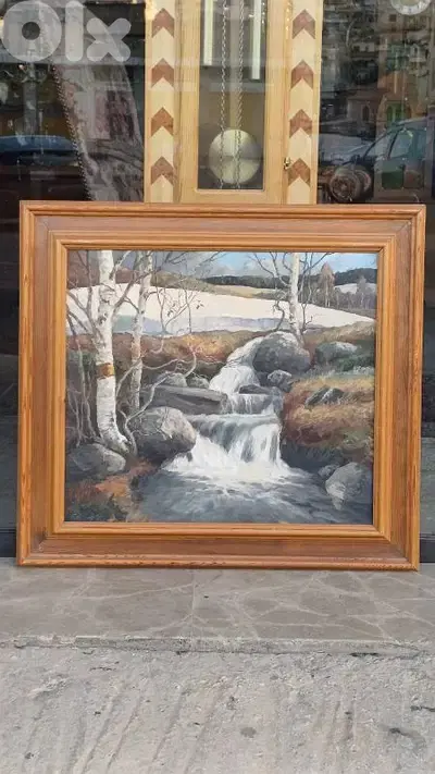 لوحة رسم زيتي اوروبية