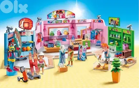 playmobile 9078 shopping plaza