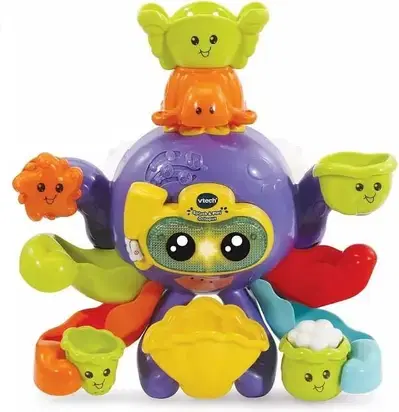 vtech splash & play octopus , bath toy