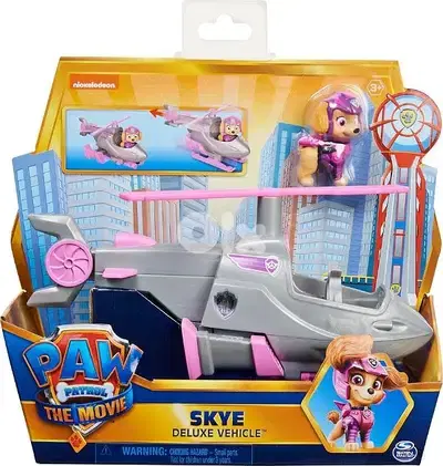 paw patrol skye deluxe vehicle with figure