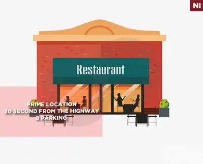 prime location -8 parking SPOTS - Restaurant - jbeil REF#NI128718