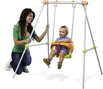 smoby 2 in 1 metal swing (france)